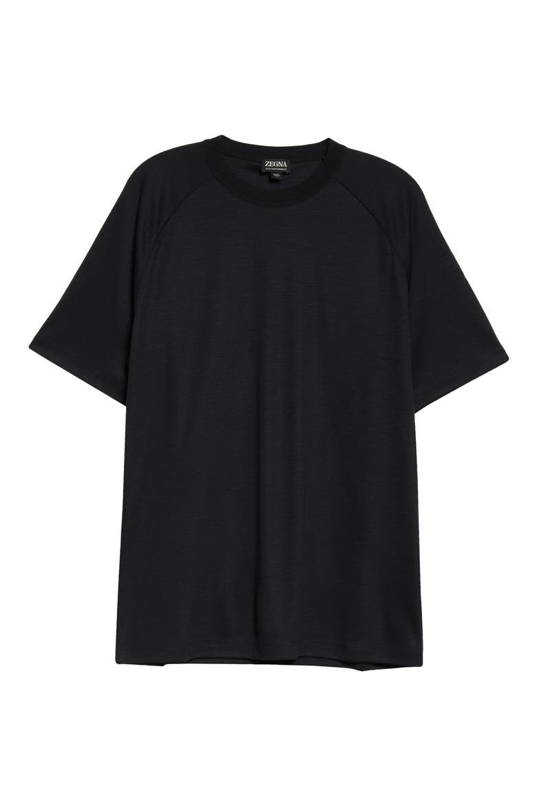 High Performance™ Short Sleeve Wool T-Shirt, Alternate, color, NAVY