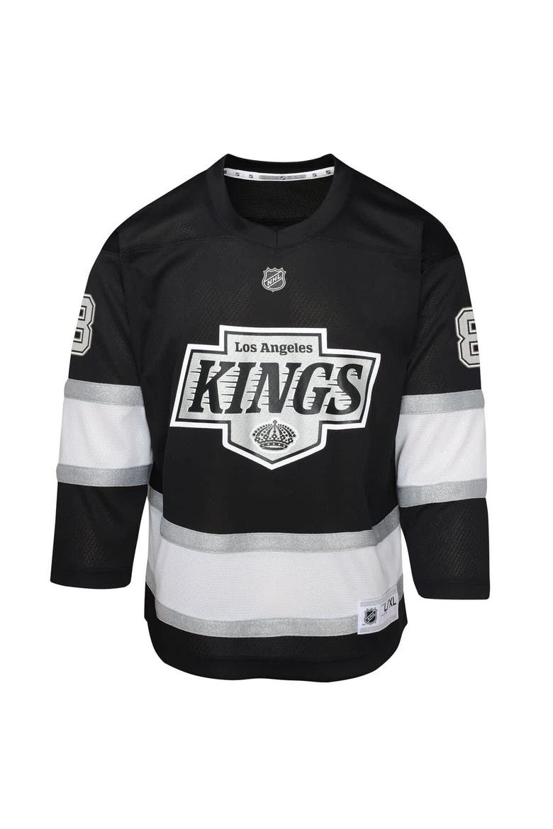 Youth Outerstuff Drew Doughty Black Los Angeles Kings Home Replica Player Jersey, Alternate, color, Black