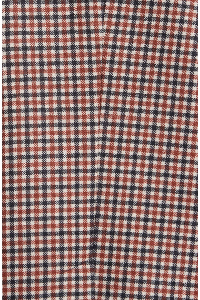 Check Stretch Wool Blazer, Alternate, color, 6564-BROWN/ NAVY