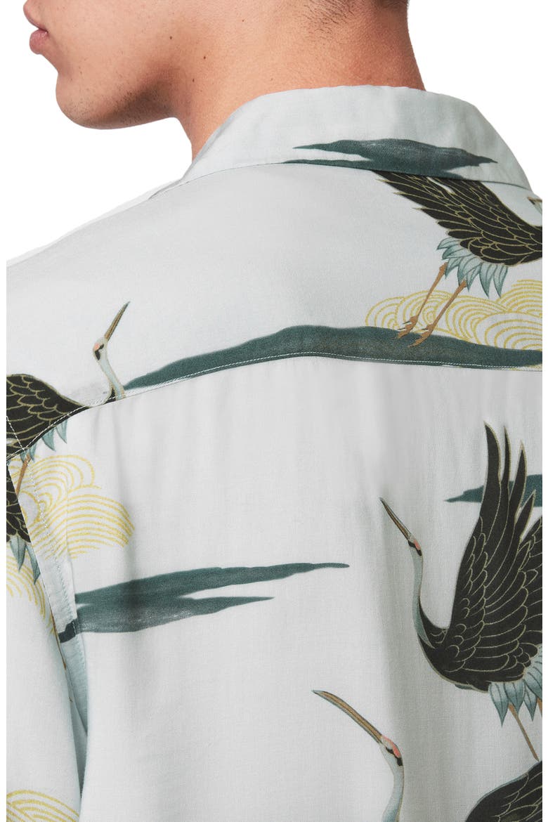Yonder Slim Fit Short Sleeve Button-Up Shirt, Alternate, color, ECRU WHITE