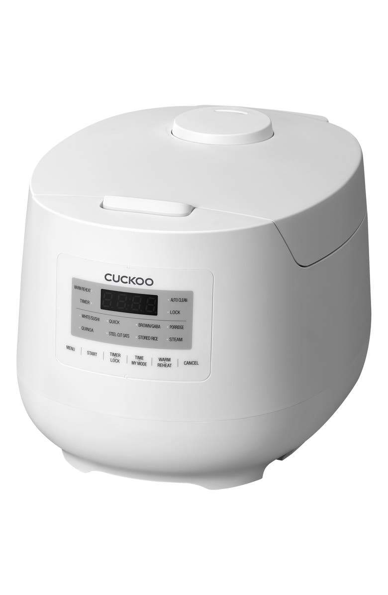 Cuckoo Micom 6-Cup Rice Cooker, Alternate, color, White