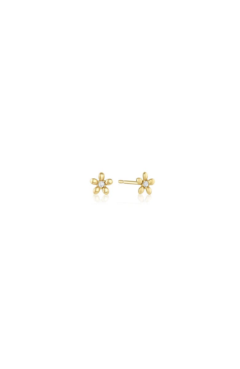 Set & Stones Moscow 14k Gold Diamond Studs, Main, color, Yellow Gold