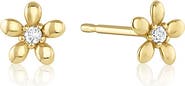 Set & Stones Moscow 14k Gold Diamond Studs