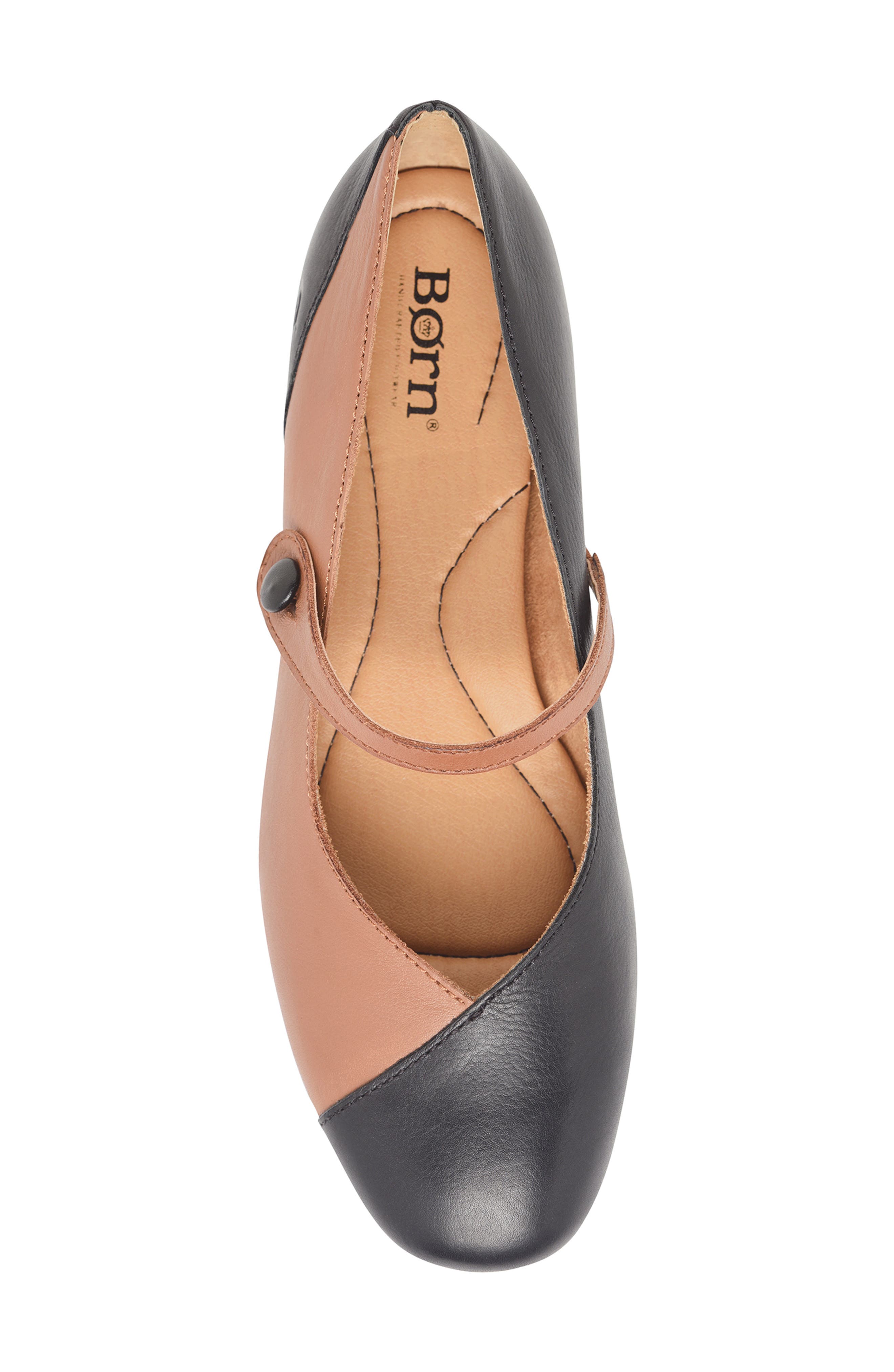 Pandora Mary Jane Flat, Alternate, color, BROWN COMBO