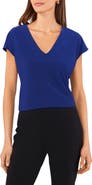Halogen® V-Neck Dolman Sleeve T-Shirt