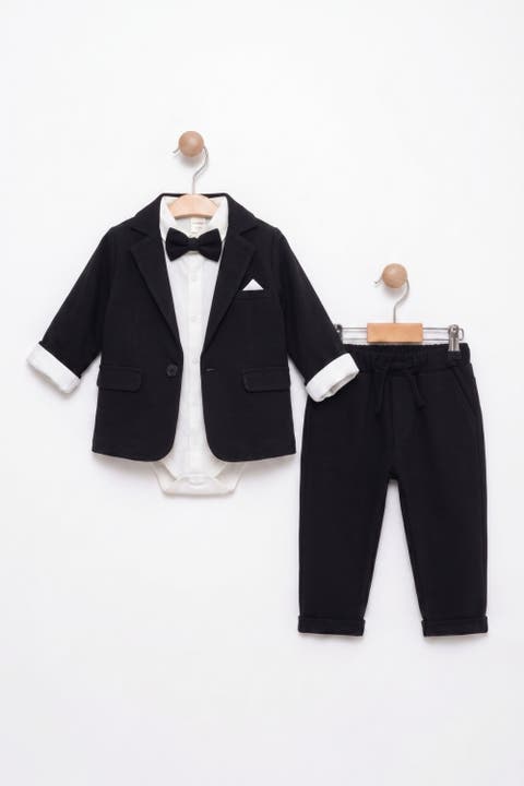 Axel Baby Boys’ Jacket & Bow Tie Suit Set