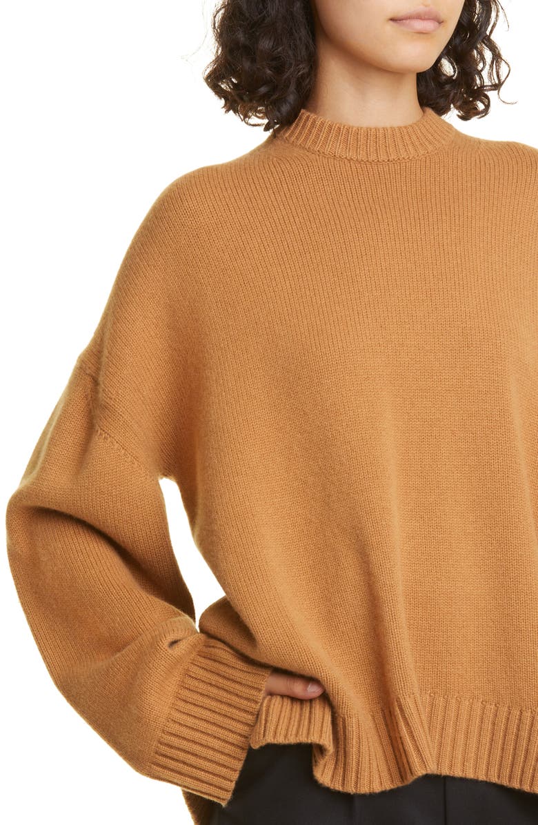 A.L.C. Ayden Oversize Wool & Cashmere Sweater, Alternate, color, Butter Brown