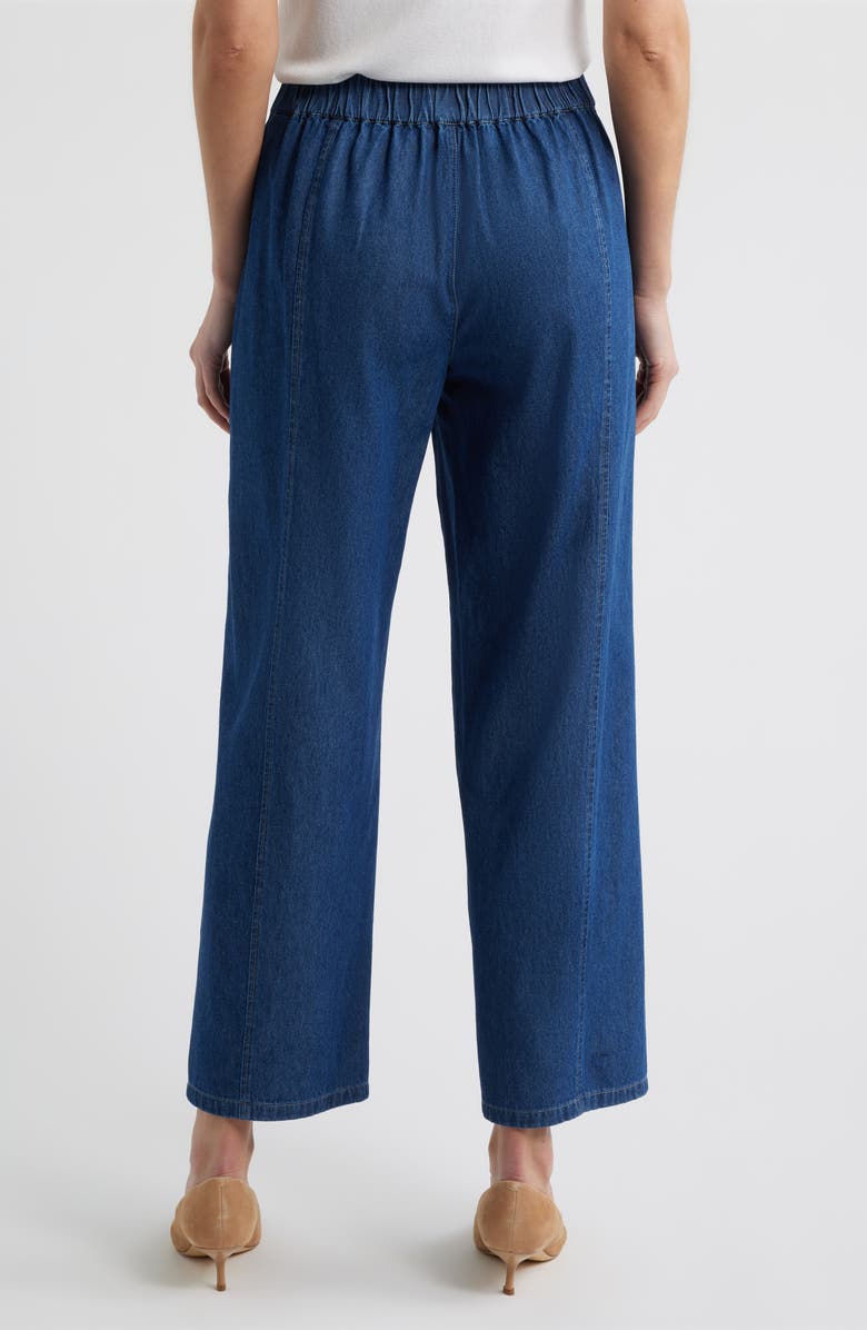 Anne Klein Curved Seam Ankle Jeans, Alternate, color, 