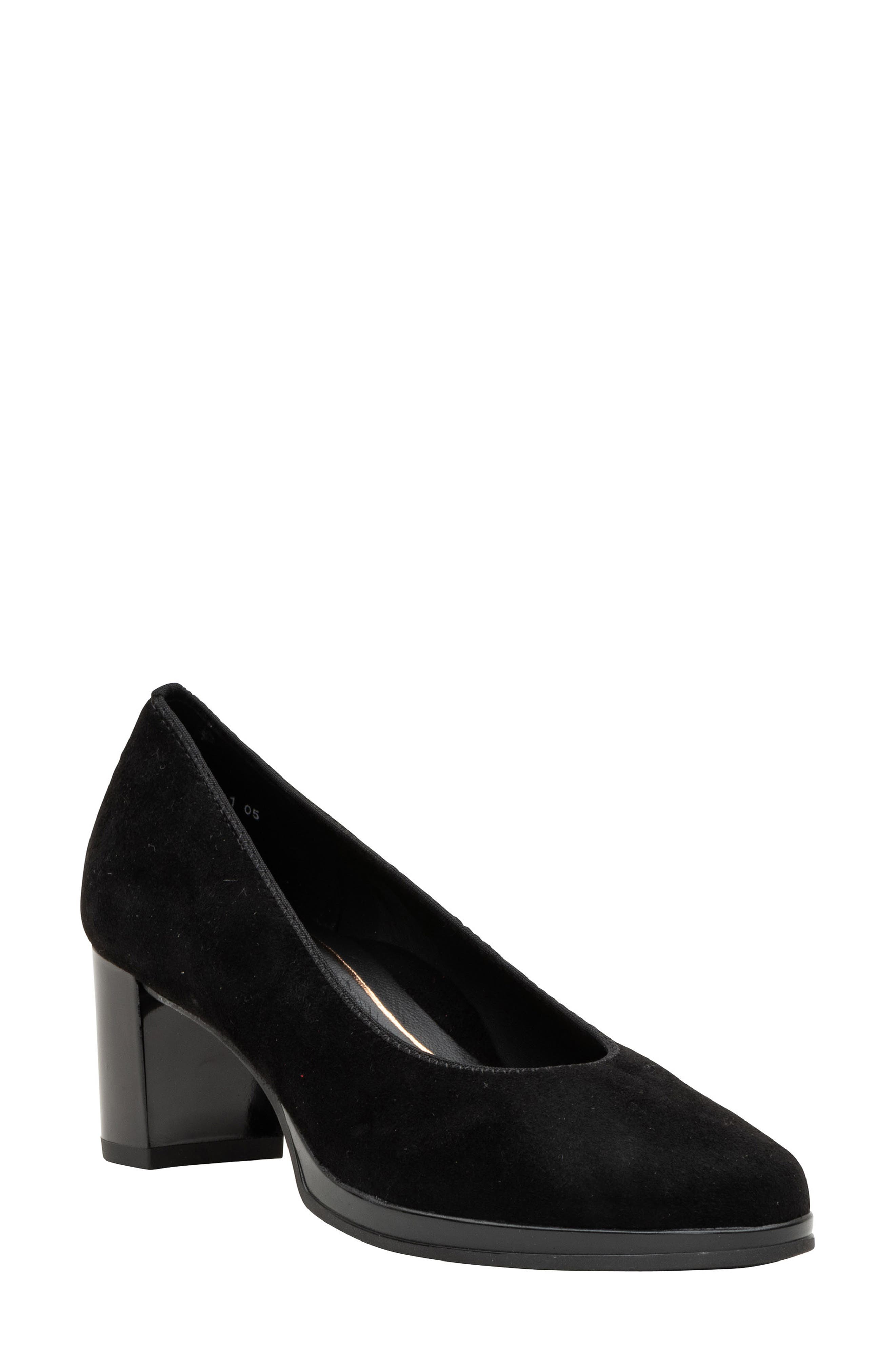 ara Block Heel Pump, Main, color, 