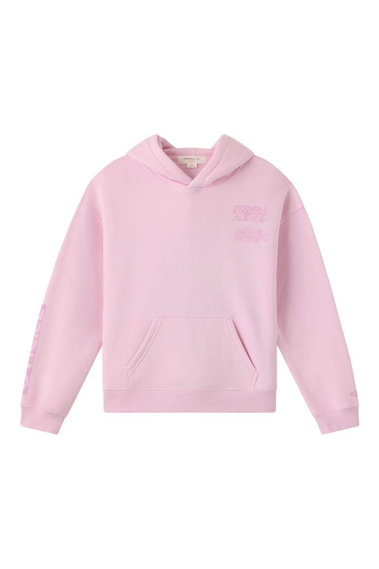 Kids' Botany Oversized Graphic Hoodie, Main, color, PINK