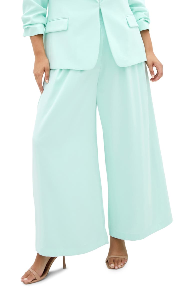 Abbie Wide Leg Pants, Main, color, SPEARMINT
