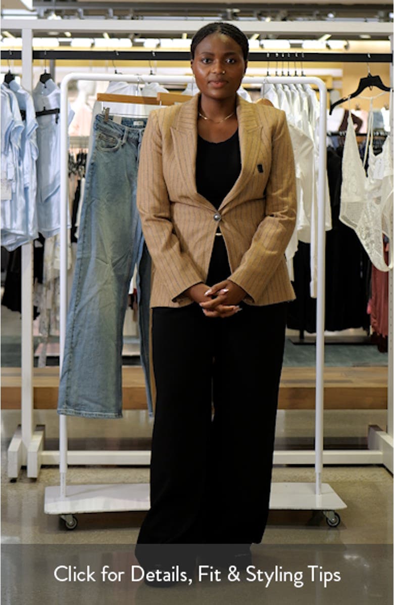 Chamberlin Charcoal Stripe Blazer, sales video thumbnail