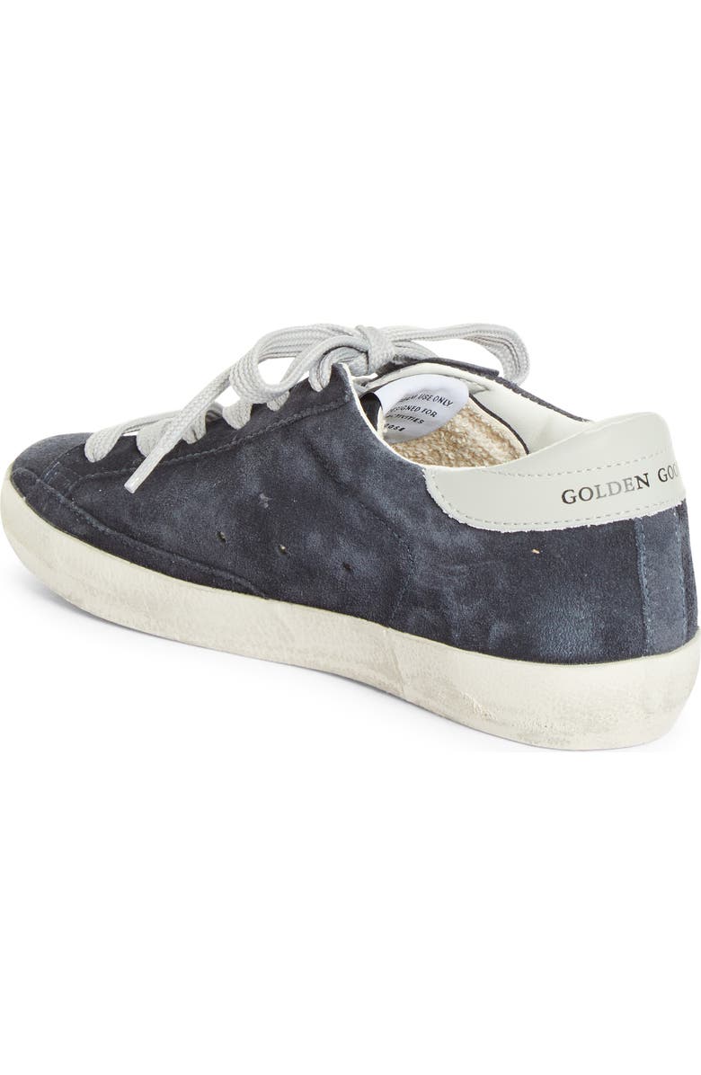 Golden Goose Super-Star Low Top Sneaker, Alternate, color, Navy Blue/ Silver/ Light Gray