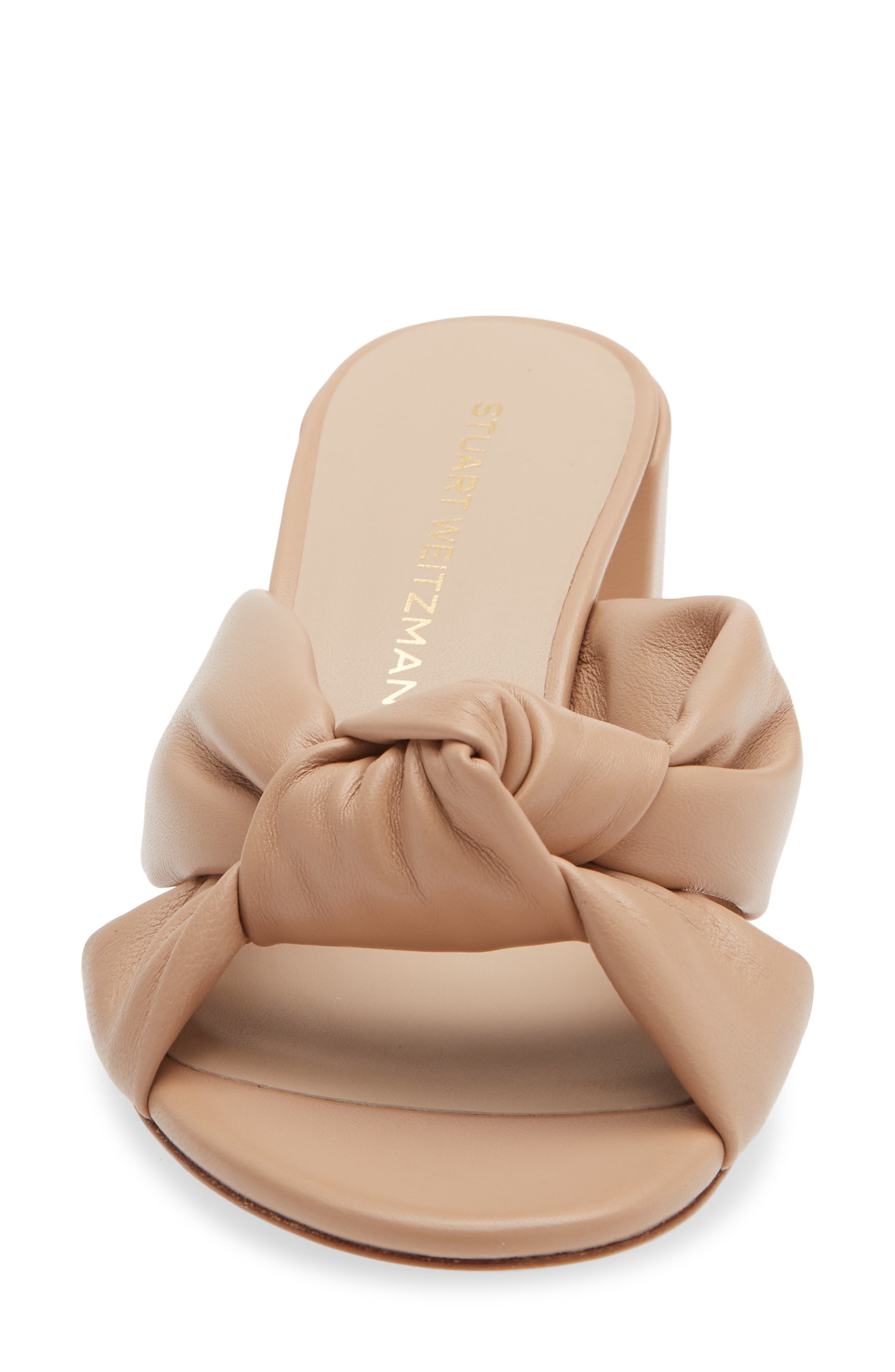 Stuart Weitzman Soplaya Block Slide 50, Alternate, color, Adobe