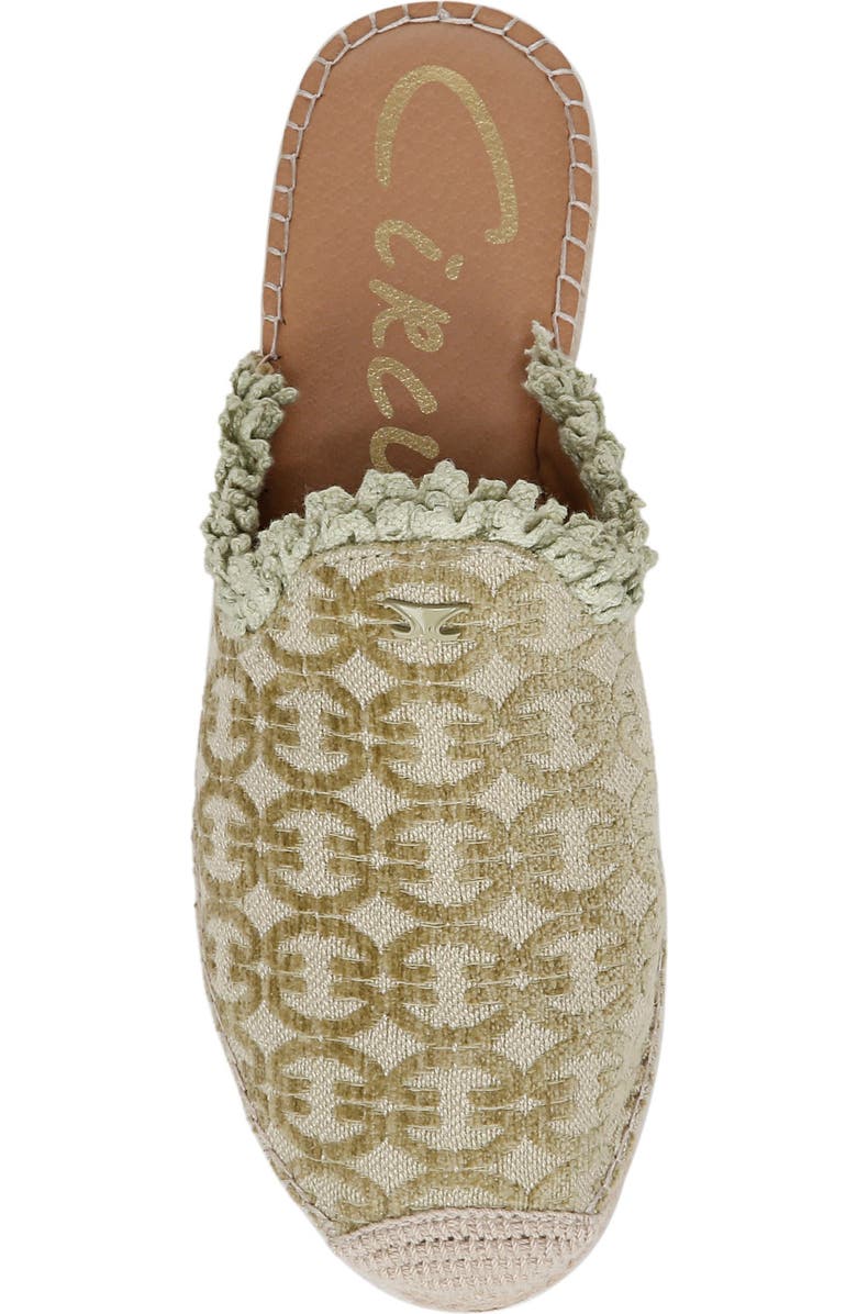 Circus NY by Sam Edelman Mallory Espadrille Mule, Alternate, color, Green Fern