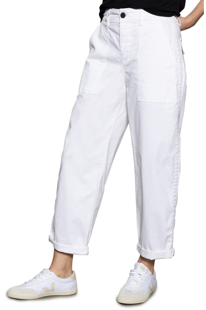 Cruiser Stretch Cotton Barrel Chinos, Alternate, color, BLEACHED W