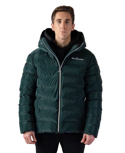 Woodpecker Sparrow Medium Weight Coat In Green
