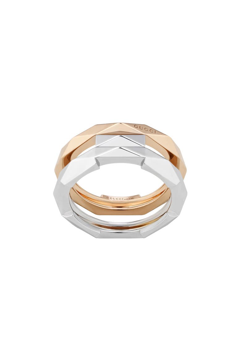 Link to Love Double Ring, Alternate, color, NO COLOR