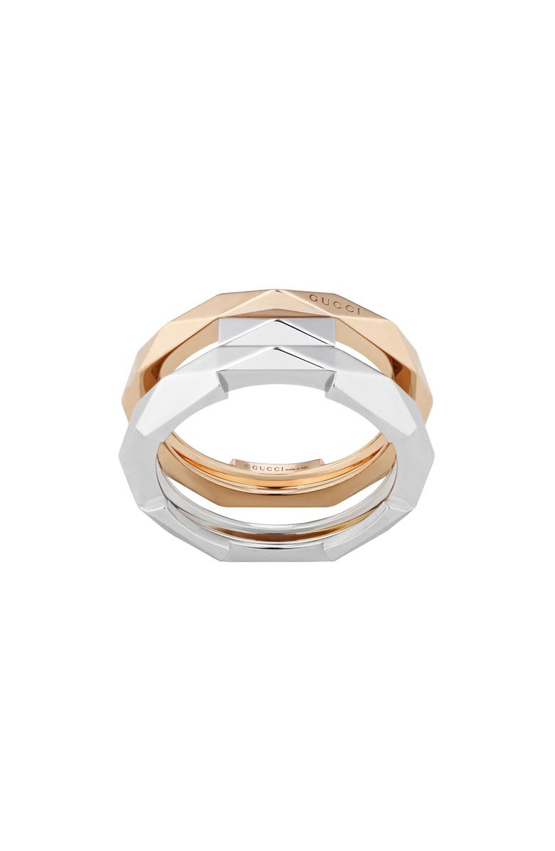 Gucci Link to Love Double Ring, Alternate, color,