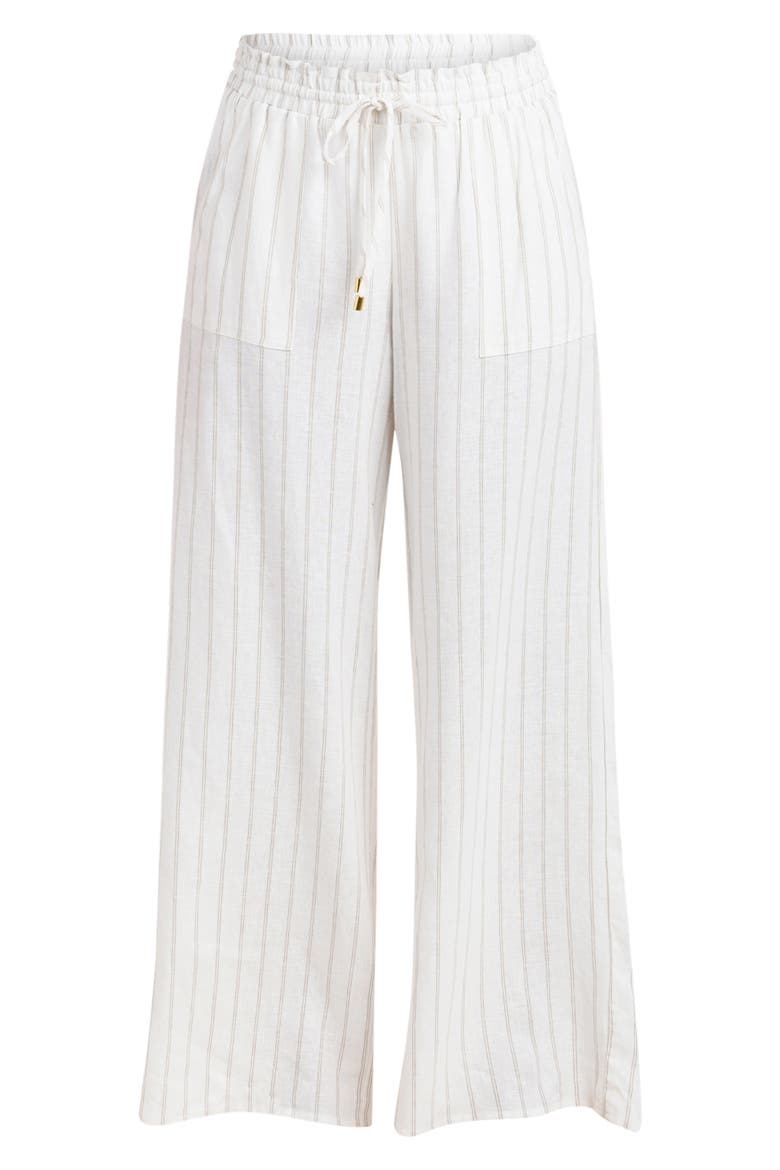 Delphine Coast Wide Leg Cover-Up Pants, Alternate, color, CREAM