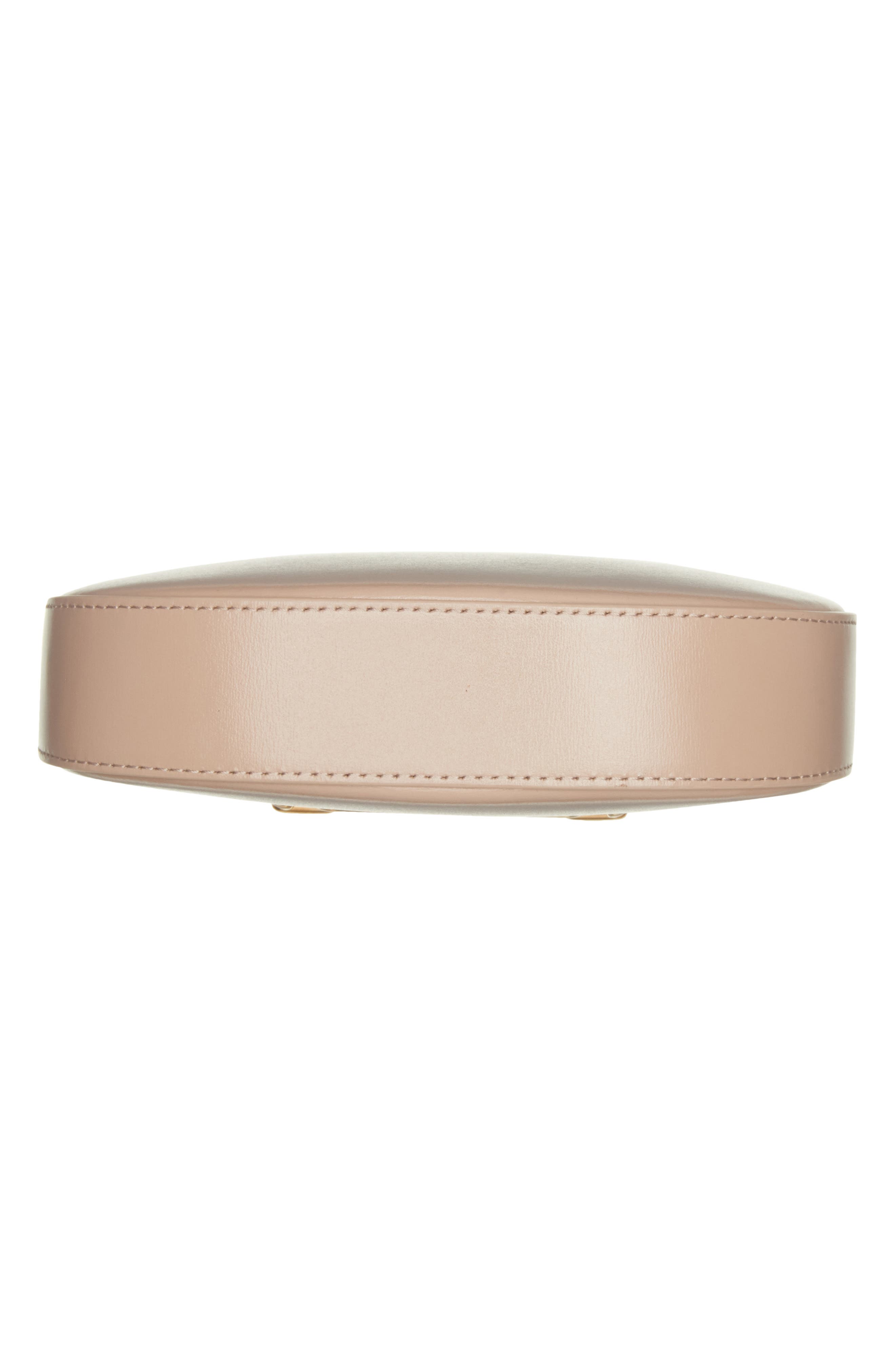 TOM FORD Mini Leather Shoulder Bag, Alternate, color, 1J013 Light Beige