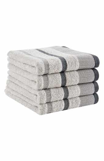 Woven & Weft Luxurious Cotton 4-Pack Decorative Hand Towels