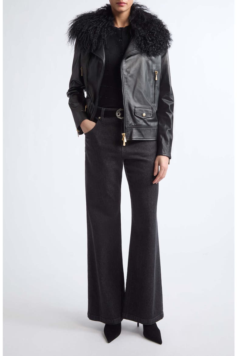 High Waist Wide Leg Jeans, Alternate, color, 22 BLACK