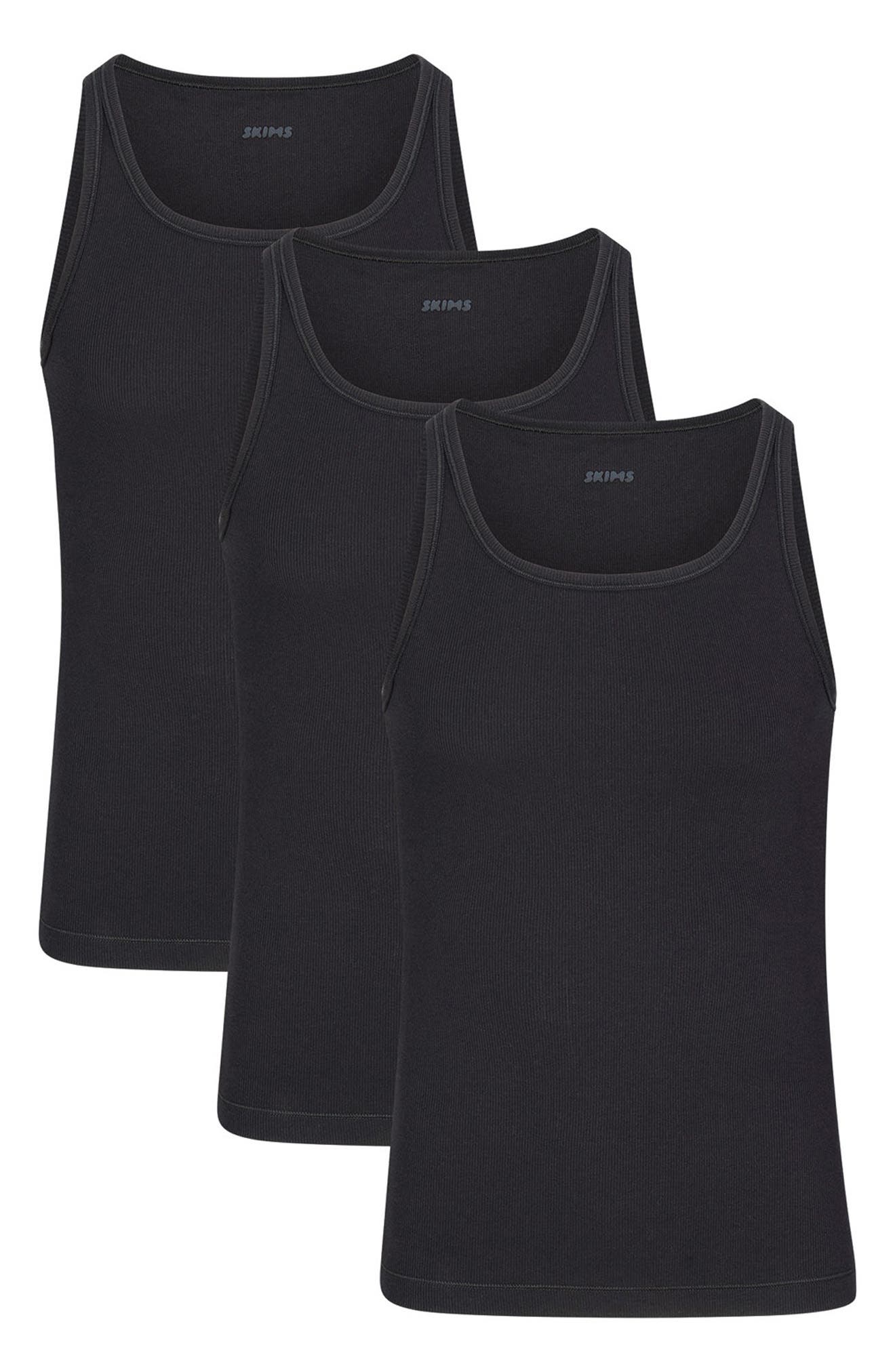 トップス COTTON RIB TANK 3-PACK SKIMS Cotton Rib Tanks 3-Pack (Men) | Nordstrom