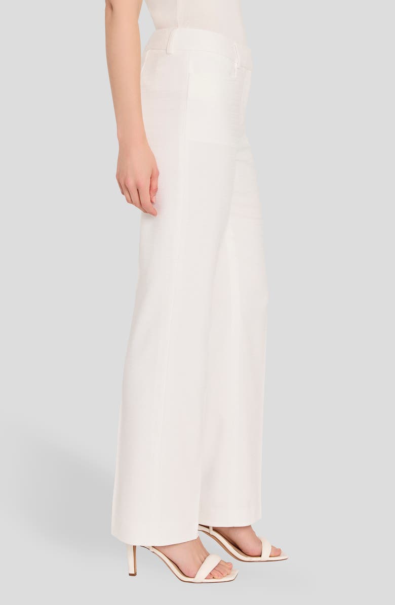 Tahari ASL Stretch Flare Pants, Alternate, color, Ivory