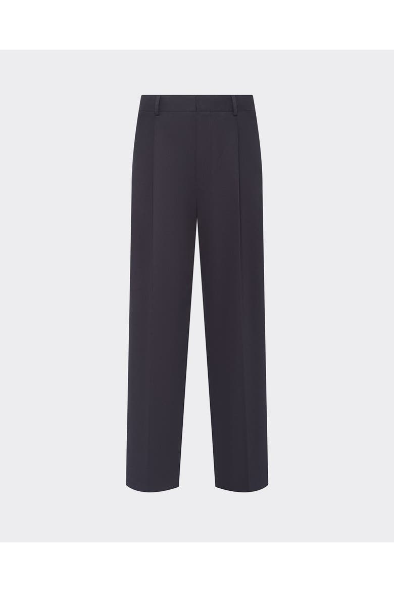 Tailored Pleated Trouser, Main, color, Dark Navy