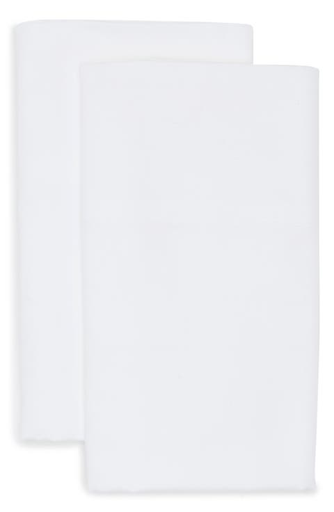 Set of 2 460 Thread Count Cotton Sateen Pillowcases