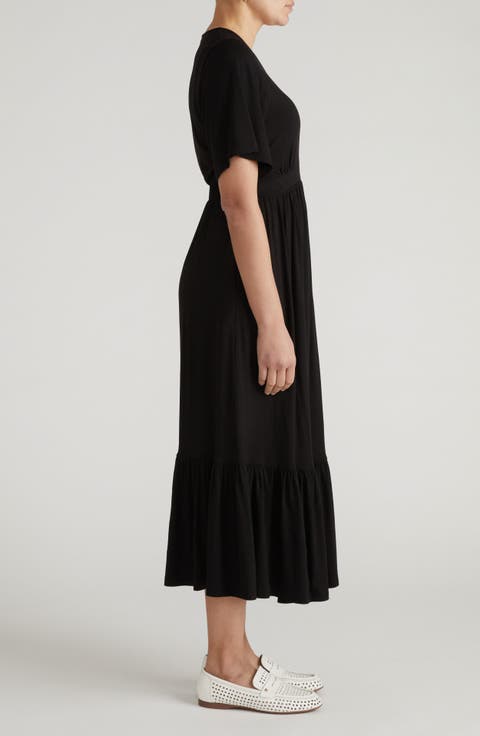 Ravello Liquid Jersey Midi Dress