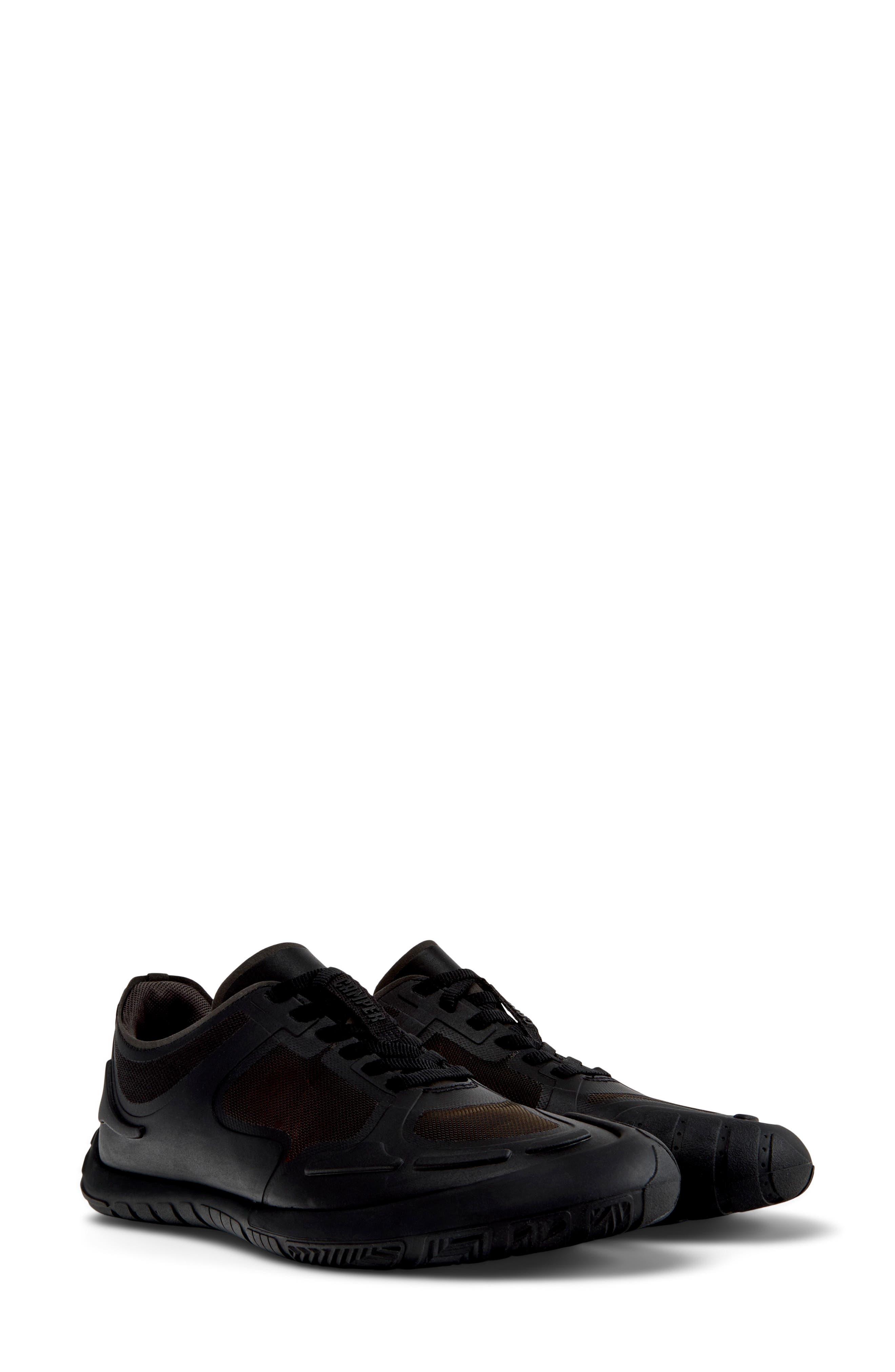 Path Sneaker, Main, color, BLACK