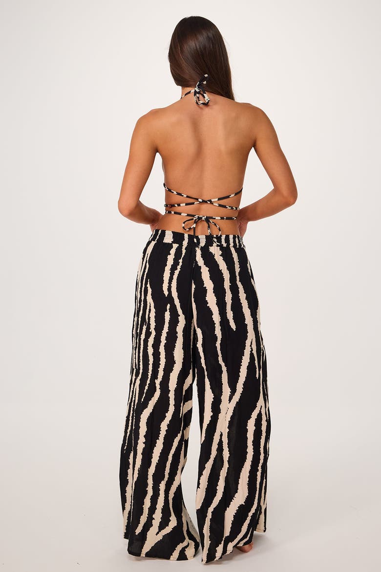 Serena Cover-up Pant, Alternate, color, Zebra
