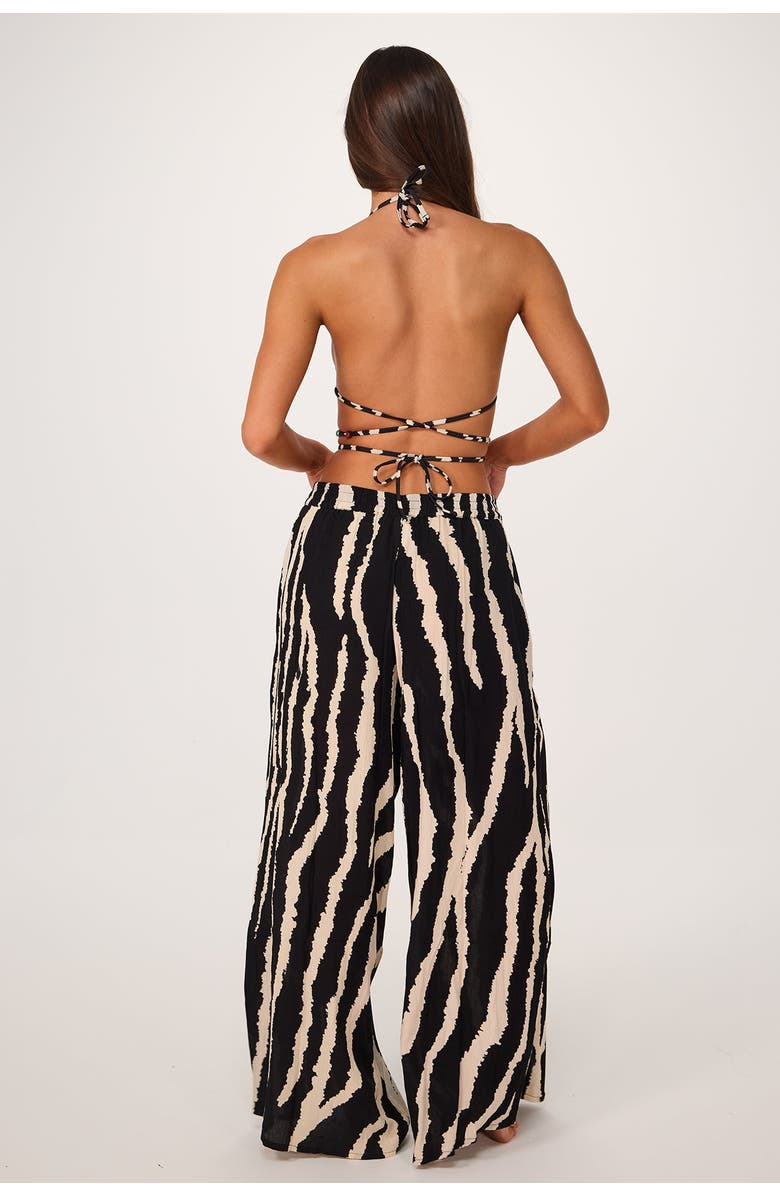 Villa Fresca Serena Cover-up Pant, Alternate, color, Zebra