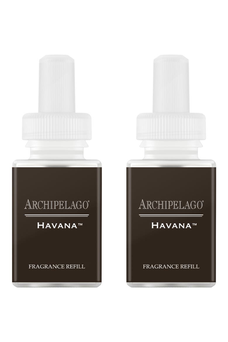 x Archipelago 2-Pack Smart Diffuser Fragrance Refills, Main, color, HAVANA