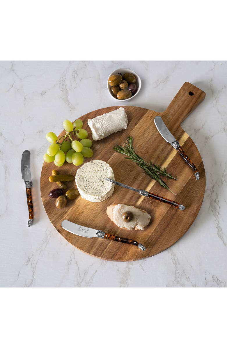 FRENCH HOME Laguiole 3-Piece Cheese Knife Set, Alternate, color, Tortoise Shell
