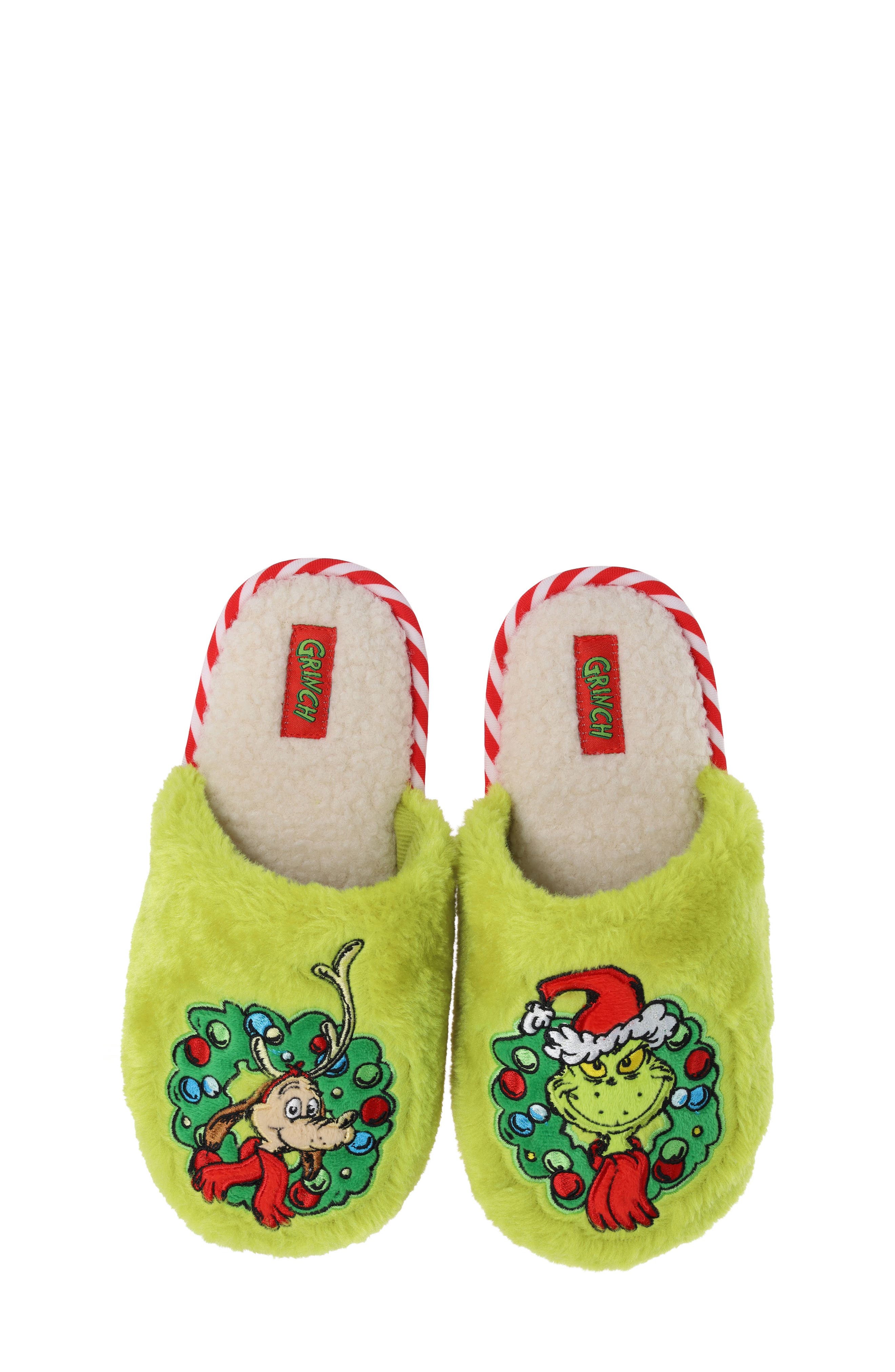 SG Footwear Kids' Grinchmas Slipper, Alternate, color, Green