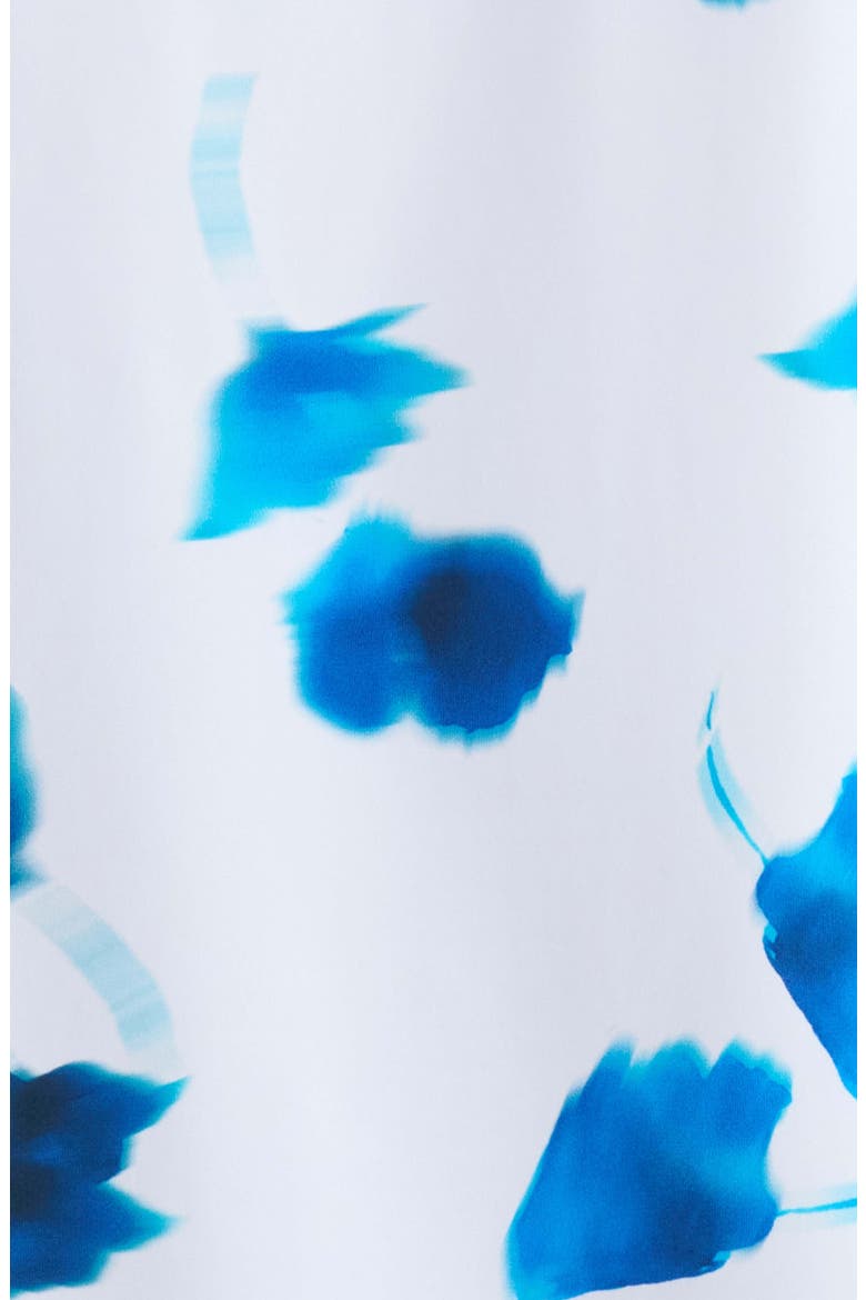 Drop Floral Performance Sleeveless Polo, Alternate, color, SNOW