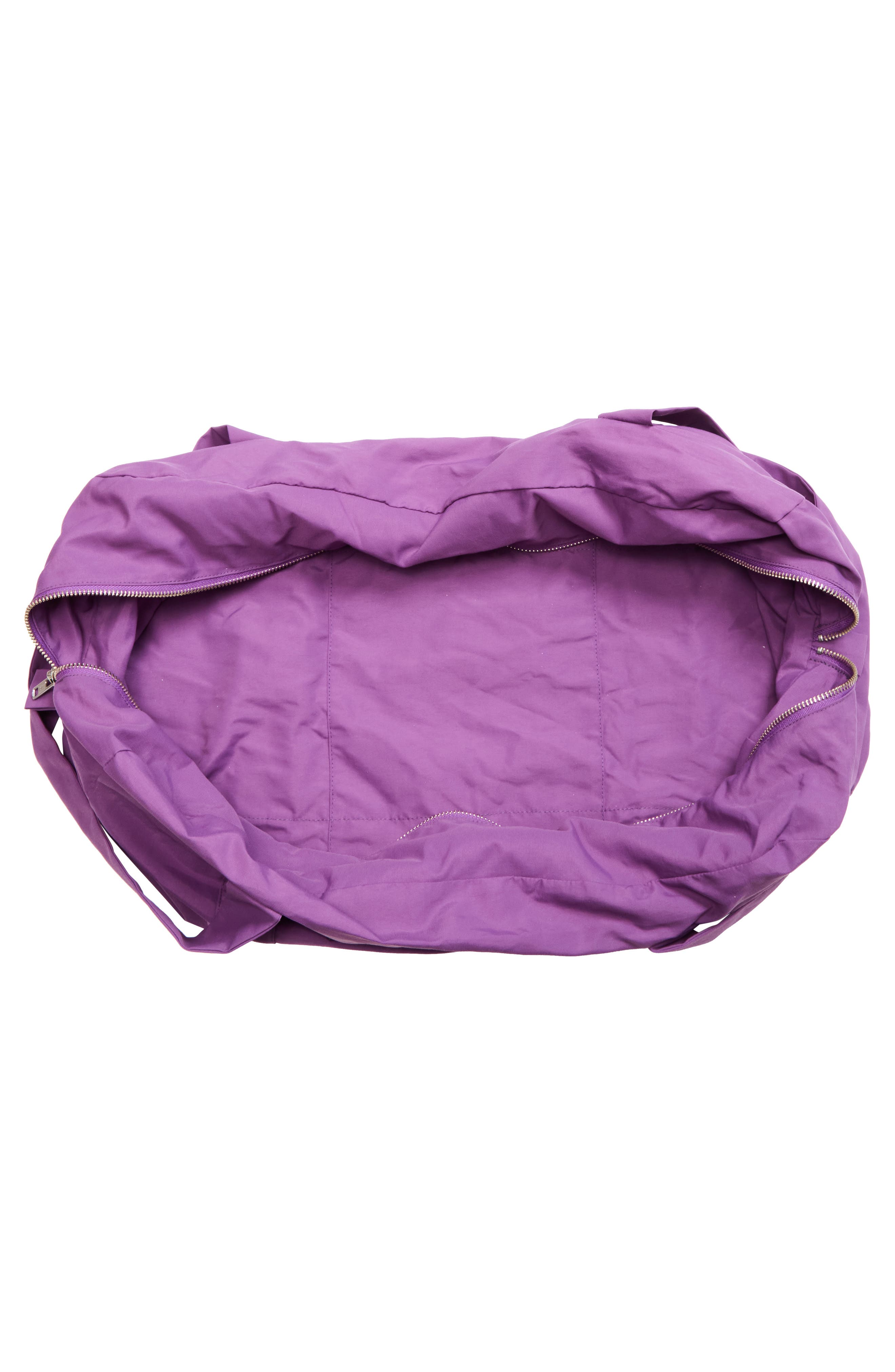 Nylon Travel Bag, Alternate, color, PURPLE