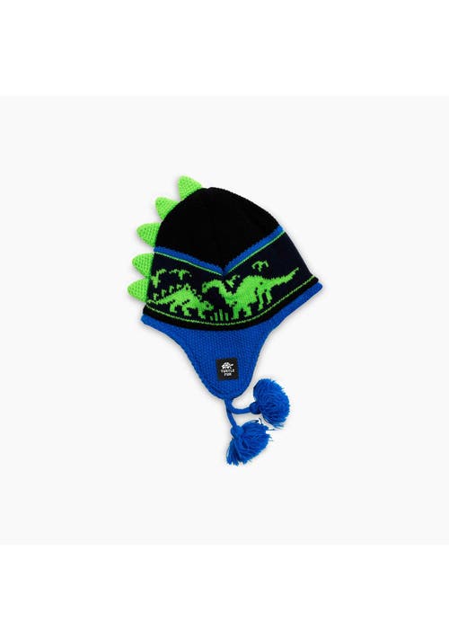Turtle Fur Kids Dr. Dino Winter Hat In Blue