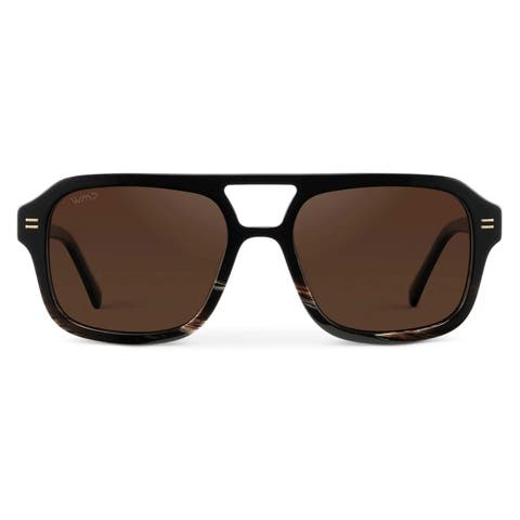 Sydney - 54mm Aviator Polarized Sunglasses