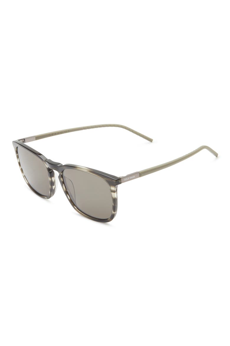 55mm Square Sunglasses, Alternate, color, GREY HORN