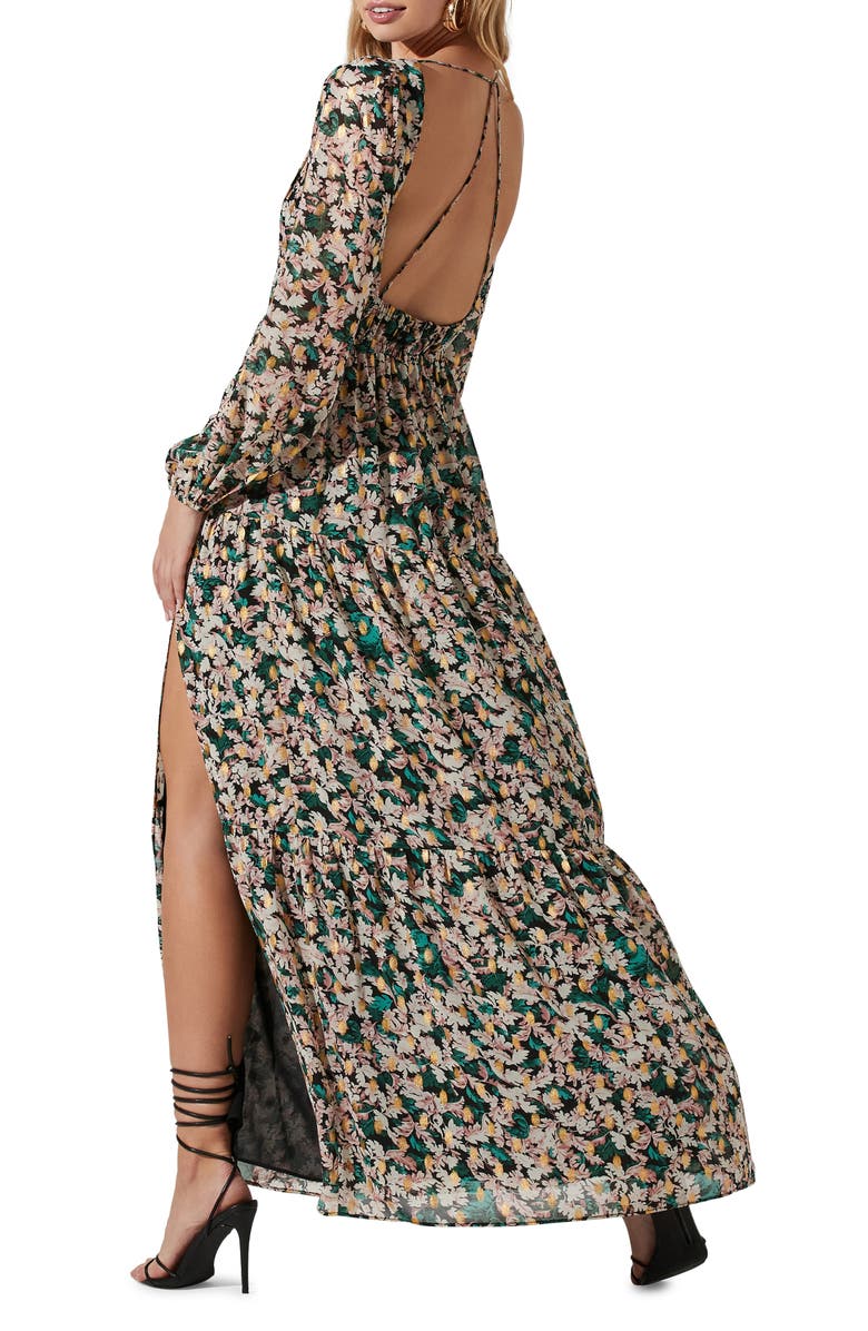 ASTR the Label Francesca Long Sleeve Maxi Dress, Alternate, color, 