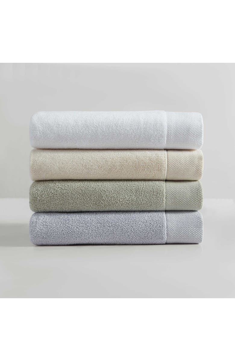 Calvin Klein Entwine 2-Piece Bath Sheet Set, Alternate, color, Grey Mist Blue