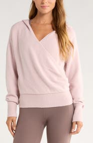Zella Surplice Hoodie Sweater