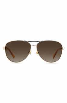 Faras 57mm Aviator Sunglasses