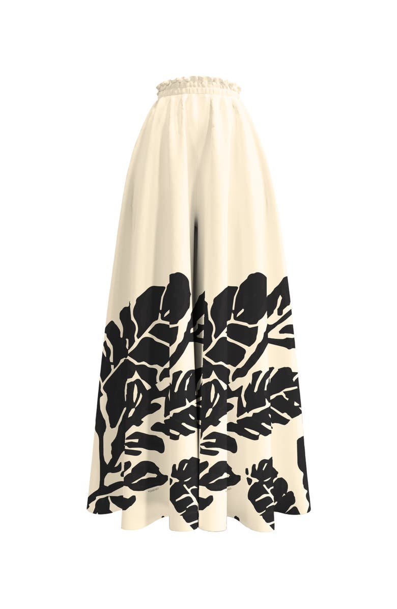 DIARRABLU Nala Noir Wide-Leg Palazzo Jant Pants, Alternate, color, Nala Noir