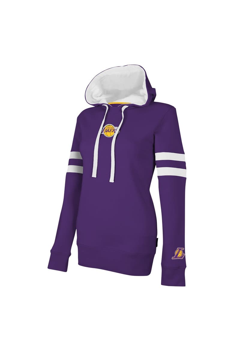 Women's Stadium Essentials Purple Los Angeles Lakers Road Game Pullover Hoodie, Alternate, color, Purple