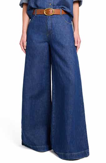 Dillon Mid Rise Wide Leg Jeans